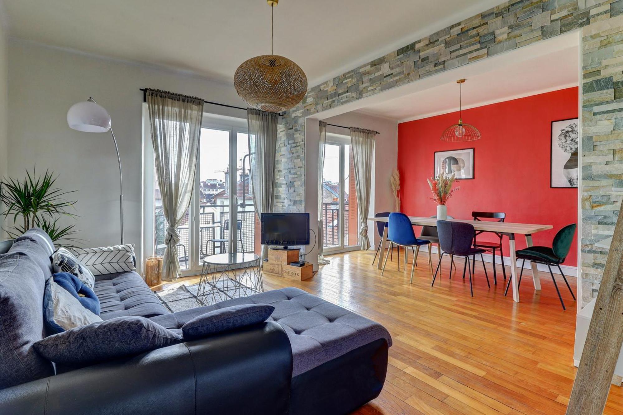 Ferienwohnung Le Contemporain ~ Balcon ~ Parking Dijon Exterior foto