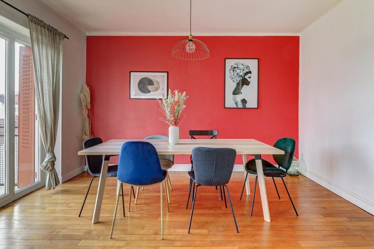 Ferienwohnung Le Contemporain ~ Balcon ~ Parking Dijon Exterior foto